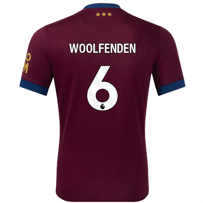 Danxen Herren Luke Woolfenden #6 Braun Auswärtstrikot Trikot 2024/25 T-Shirt Schweiz