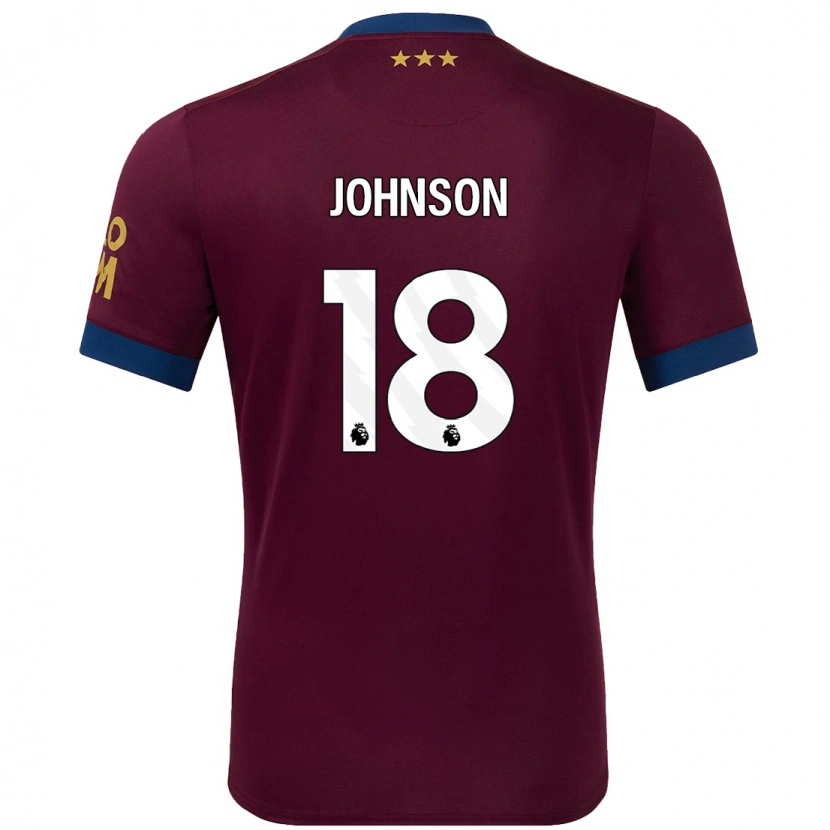 Danxen Herren Ben Johnson #18 Braun Auswärtstrikot Trikot 2024/25 T-Shirt Schweiz