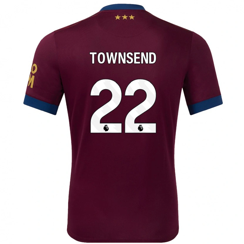 Danxen Herren Conor Townsend #22 Braun Auswärtstrikot Trikot 2024/25 T-Shirt Schweiz