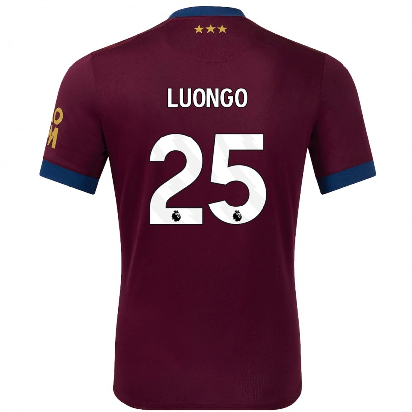 Danxen Herren Massimo Luongo #25 Braun Auswärtstrikot Trikot 2024/25 T-Shirt Schweiz