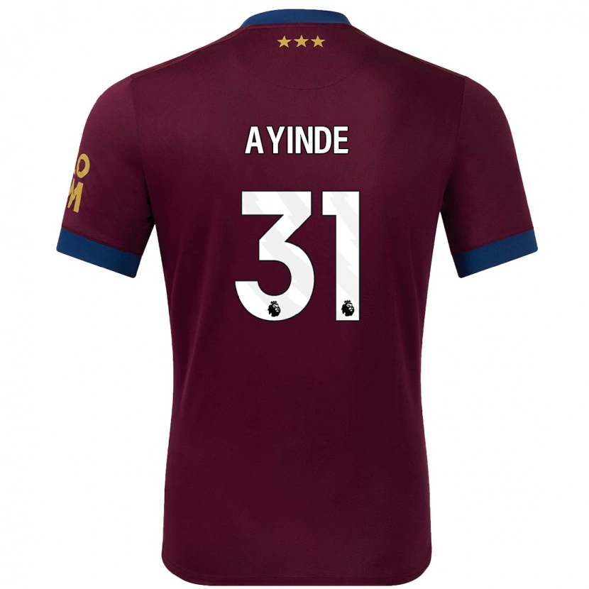 Danxen Herren Leon Ayinde #31 Braun Auswärtstrikot Trikot 2024/25 T-Shirt Schweiz