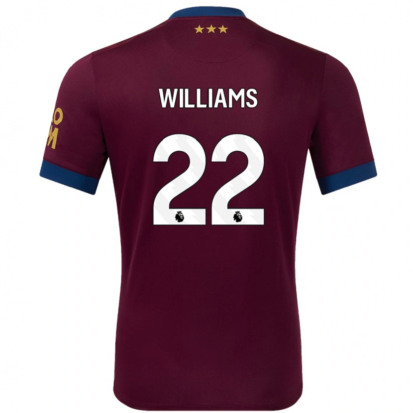 Danxen Herren Evie Williams #22 Braun Auswärtstrikot Trikot 2024/25 T-Shirt Schweiz