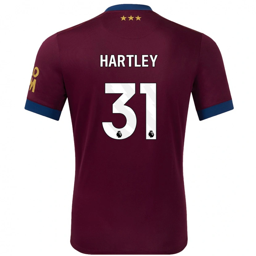 Danxen Herren Laura Hartley #31 Braun Auswärtstrikot Trikot 2024/25 T-Shirt Schweiz