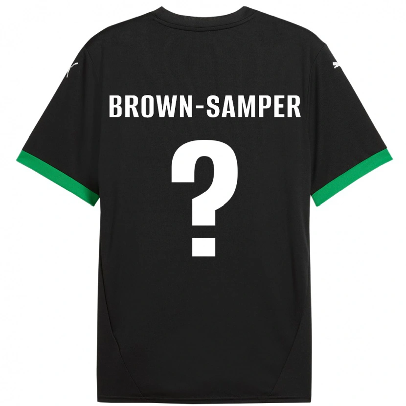 Danxen Damen Isaac Brown-Samper #0 Schwarz Dunkelgrün Heimtrikot Trikot 2024/25 T-Shirt Schweiz