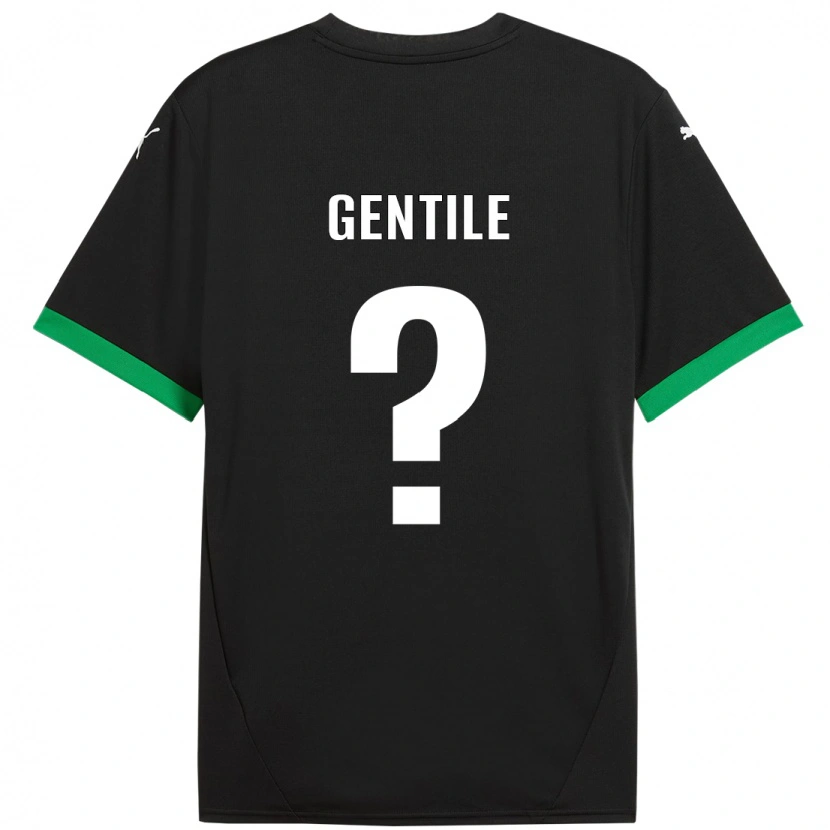 Danxen Damen Raffaele Gentile #0 Schwarz Dunkelgrün Heimtrikot Trikot 2024/25 T-Shirt Schweiz