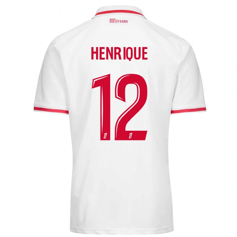 Danxen Damen Caio Henrique #12 Weiß Rot Heimtrikot Trikot 2024/25 T-Shirt Schweiz