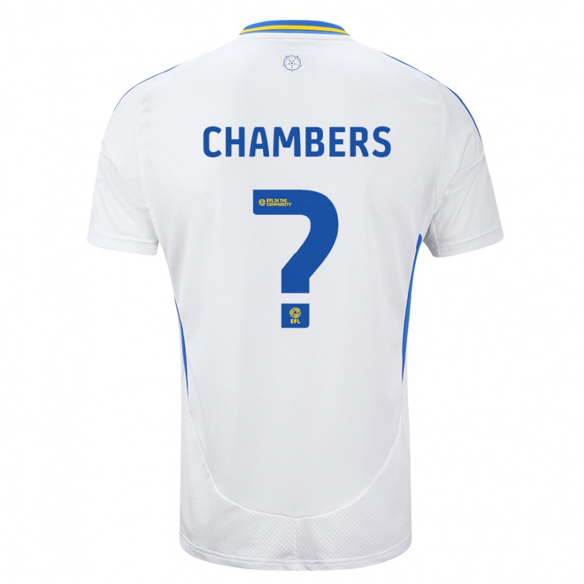 Danxen Damen Sam Chambers #0 Weiß Blau Heimtrikot Trikot 2024/25 T-Shirt Schweiz