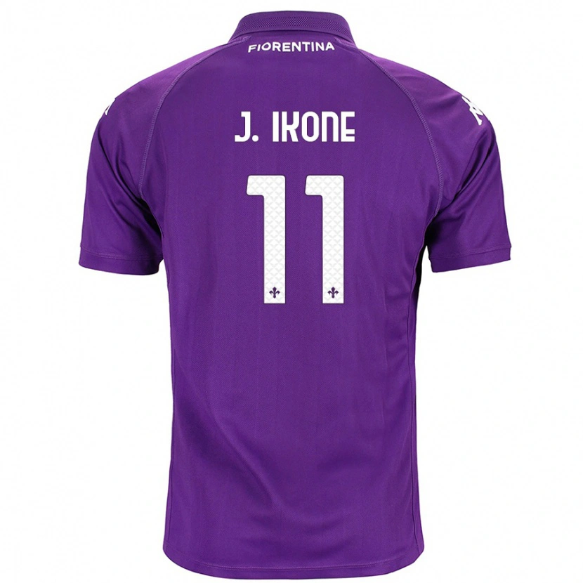 Danxen Damen Jonathan Ikoné #11 Violett Heimtrikot Trikot 2024/25 T-Shirt Schweiz