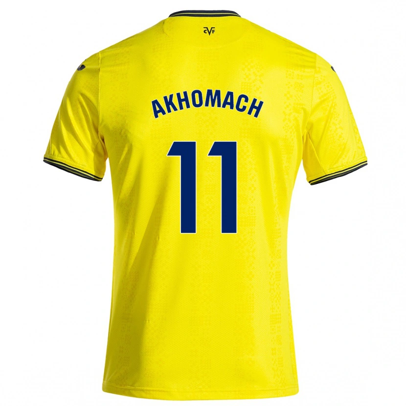 Danxen Damen Ilias Akhomach #11 Gelb Schwarz Heimtrikot Trikot 2024/25 T-Shirt Schweiz