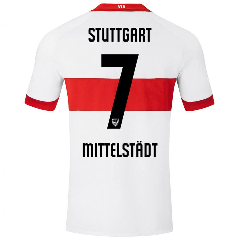 Danxen Damen Maximilian Mittelstädt #7 Weiß Rot Heimtrikot Trikot 2024/25 T-Shirt Schweiz