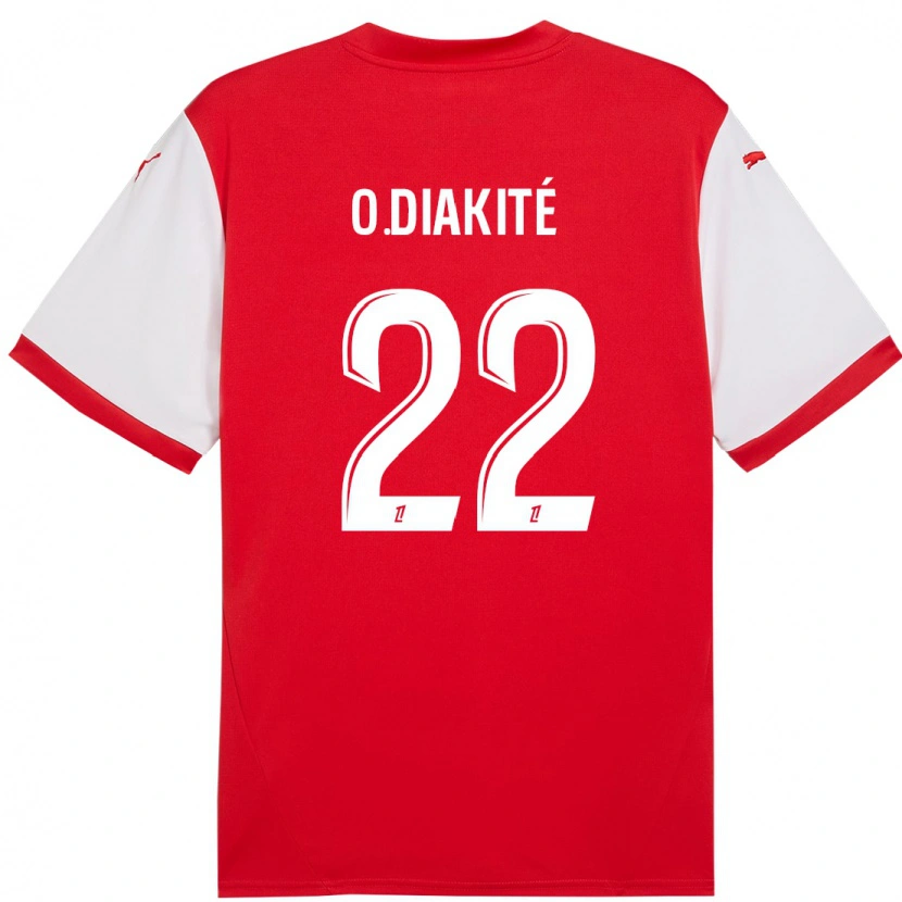 Danxen Damen Oumar Diakité #22 Rot Weiß Heimtrikot Trikot 2024/25 T-Shirt Schweiz