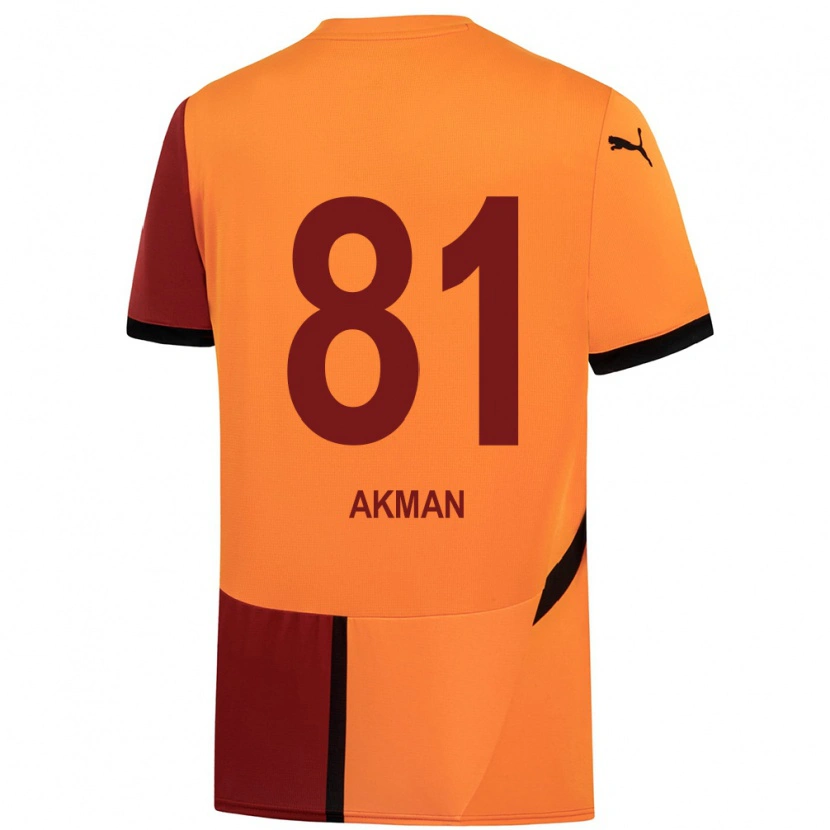 Danxen Damen Hamza Akman #81 Gelb Rot Heimtrikot Trikot 2024/25 T-Shirt Schweiz