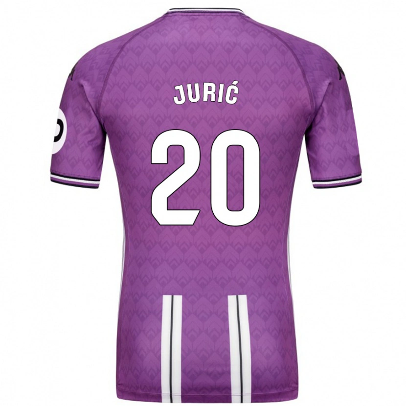 Danxen Damen Stanko Juric #20 Violett Weiß Heimtrikot Trikot 2024/25 T-Shirt Schweiz