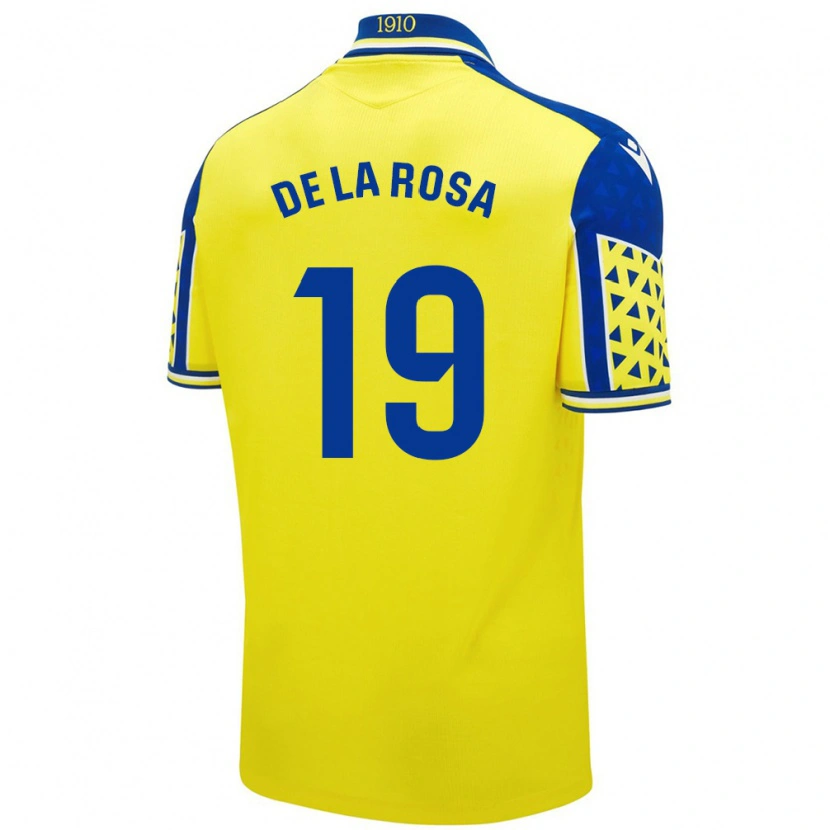 Danxen Damen José Antonio De La Rosa #19 Gelb Blau Heimtrikot Trikot 2024/25 T-Shirt Schweiz