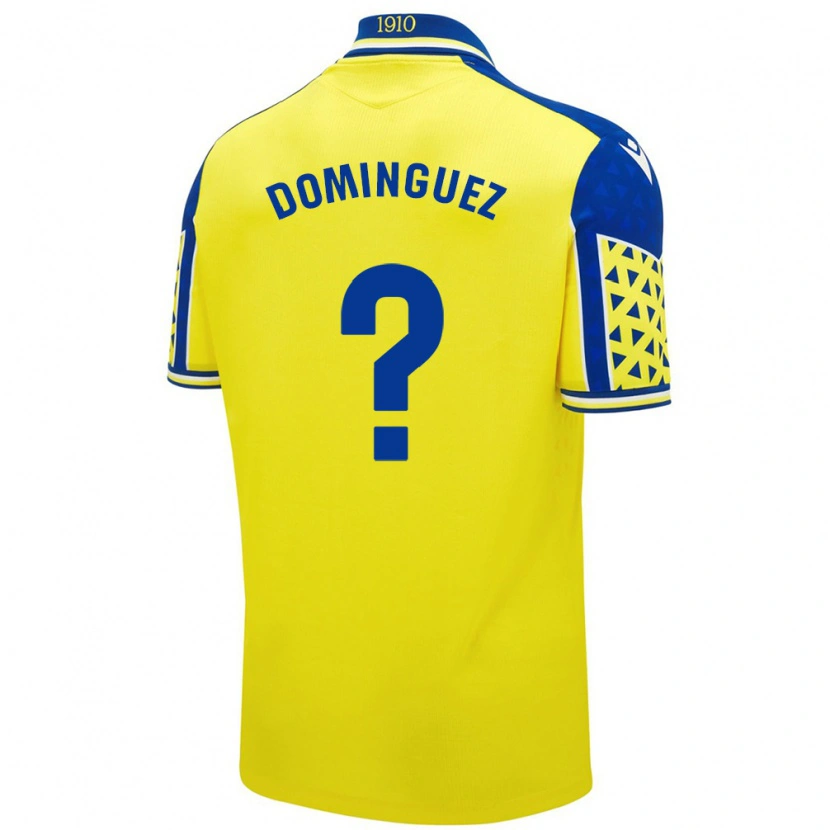 Danxen Damen Rubén Domínguez #0 Gelb Blau Heimtrikot Trikot 2024/25 T-Shirt Schweiz