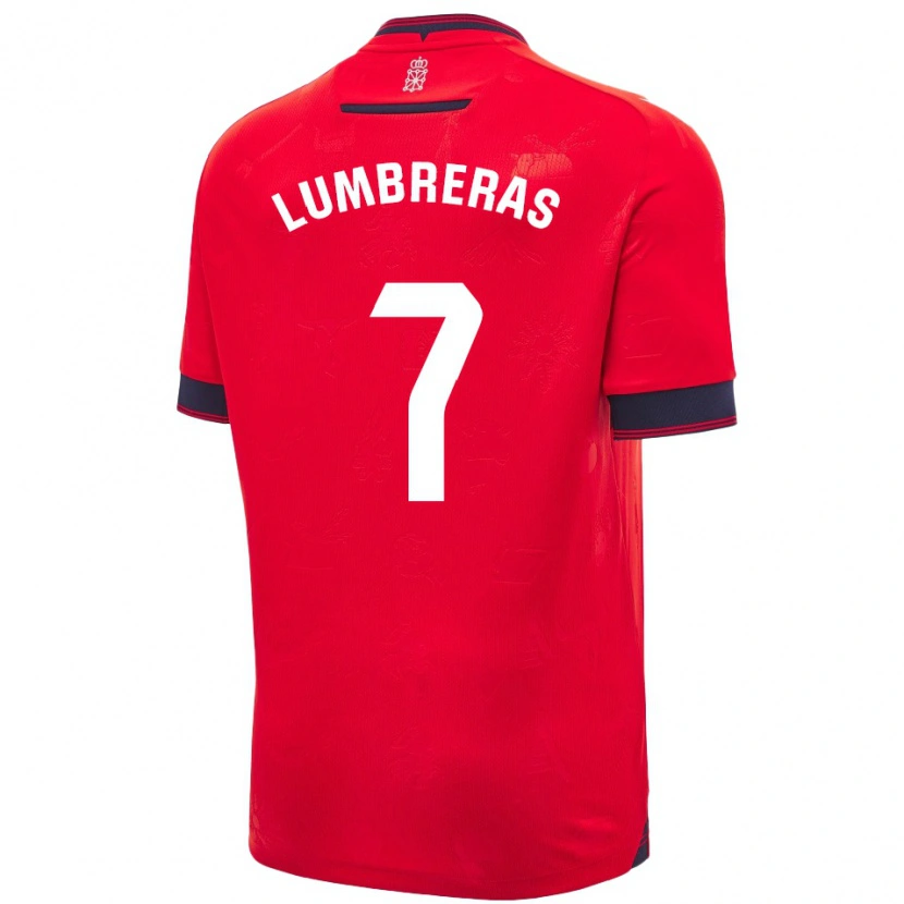 Danxen Damen Carlos Lumbreras #7 Rot Weiß Heimtrikot Trikot 2024/25 T-Shirt Schweiz