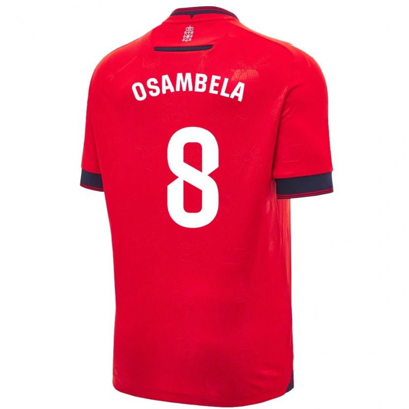 Danxen Damen Asier Osambela #8 Rot Weiß Heimtrikot Trikot 2024/25 T-Shirt Schweiz