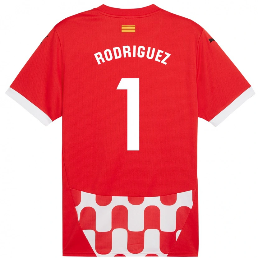 Danxen Damen Maria Rodríguez #1 Rot Weiß Heimtrikot Trikot 2024/25 T-Shirt Schweiz