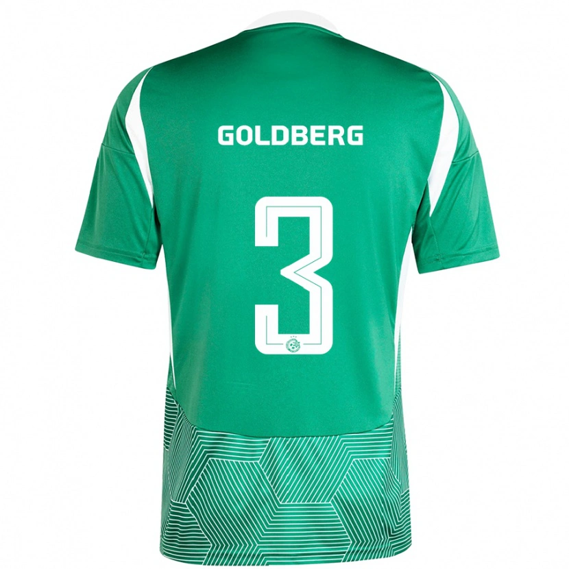 Danxen Damen Shon Goldberg #3 Grün Weiß Heimtrikot Trikot 2024/25 T-Shirt Schweiz