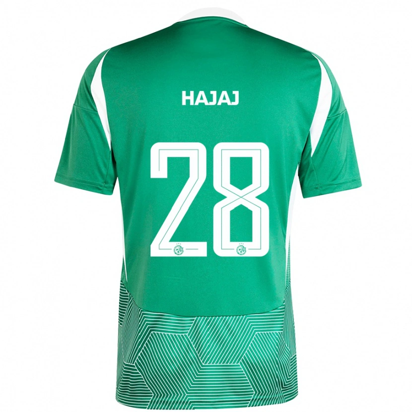 Danxen Damen Ilay Hajaj #28 Grün Weiß Heimtrikot Trikot 2024/25 T-Shirt Schweiz