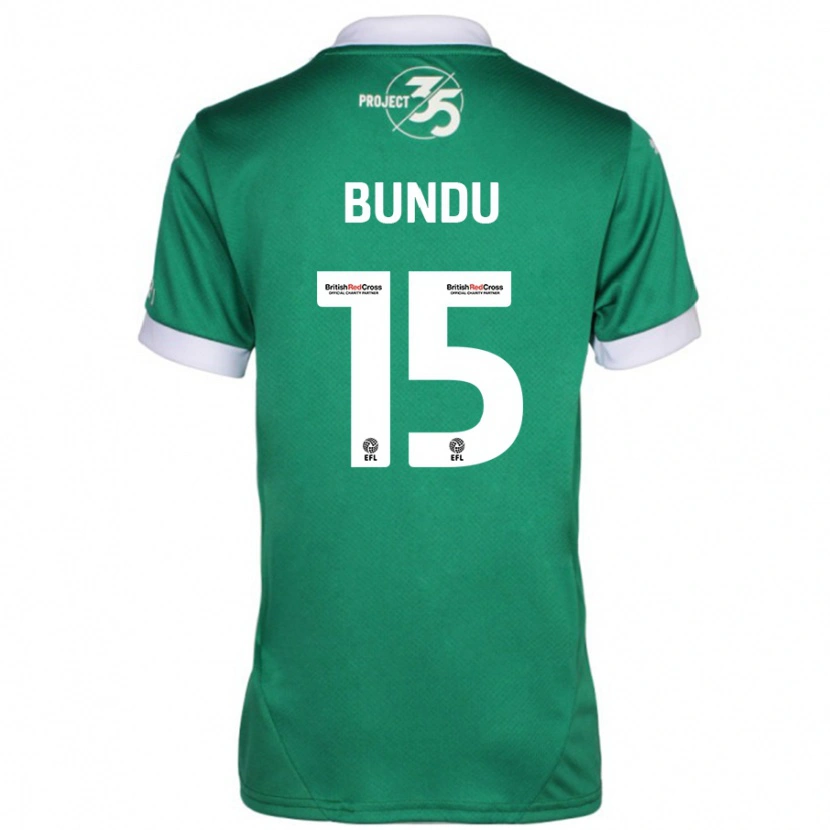 Danxen Damen Mustapha Bundu #15 Grün Weiß Heimtrikot Trikot 2024/25 T-Shirt Schweiz