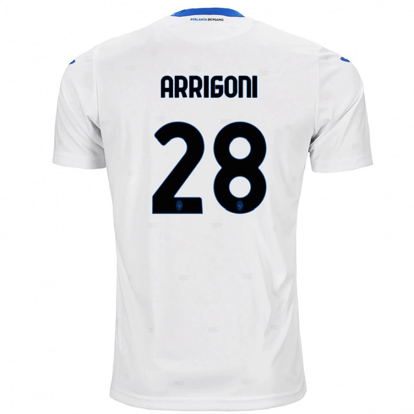 Danxen Damen Mattia Arrigoni #28 Weiß Auswärtstrikot Trikot 2024/25 T-Shirt Schweiz