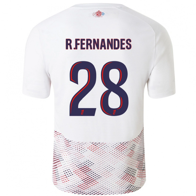 Danxen Damen Rafael Fernandes #28 Weiß Königsblau Auswärtstrikot Trikot 2024/25 T-Shirt Schweiz