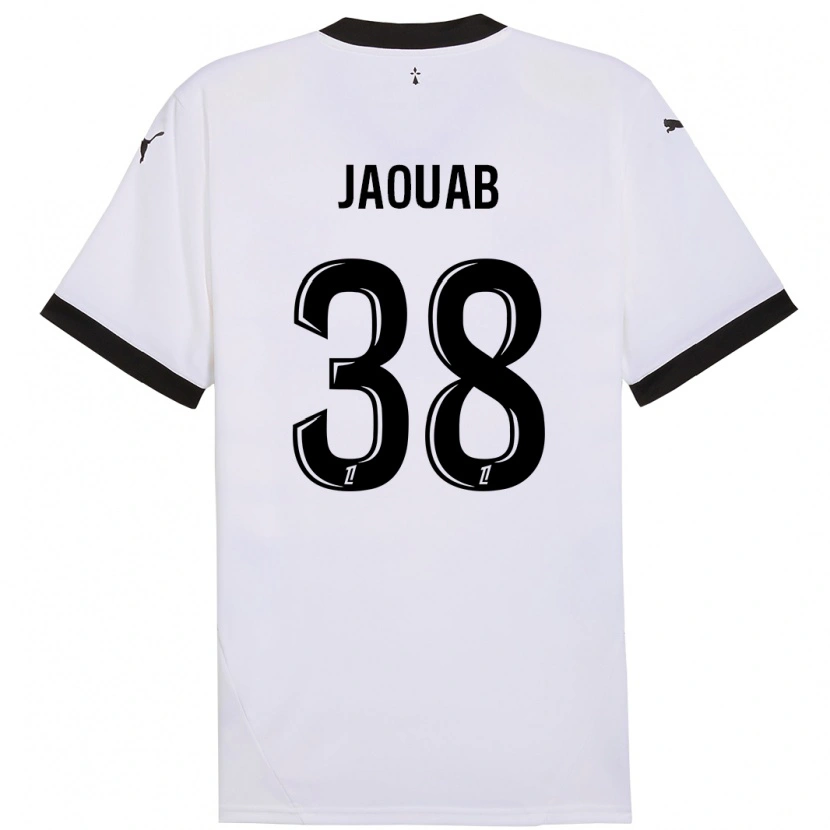 Danxen Damen Mohamed Jaouab #38 Weiß Schwarz Auswärtstrikot Trikot 2024/25 T-Shirt Schweiz