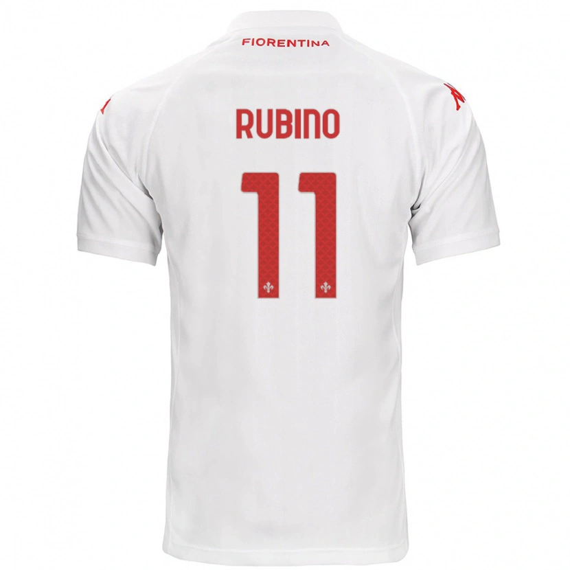 Danxen Damen Tommaso Rubino #11 Weiß Auswärtstrikot Trikot 2024/25 T-Shirt Schweiz