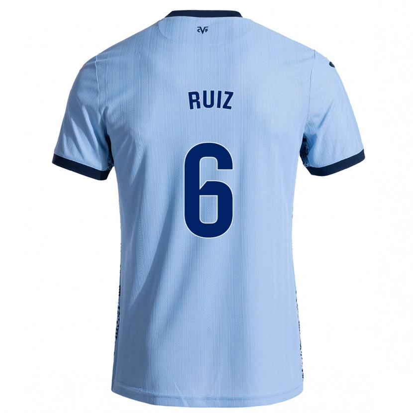 Danxen Damen Joan Ruiz #6 Himmelblau Auswärtstrikot Trikot 2024/25 T-Shirt Schweiz