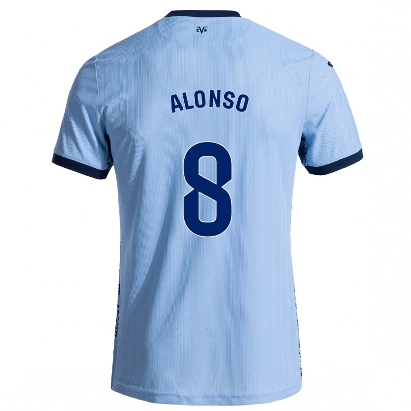 Danxen Damen Rodri Alonso #8 Himmelblau Auswärtstrikot Trikot 2024/25 T-Shirt Schweiz