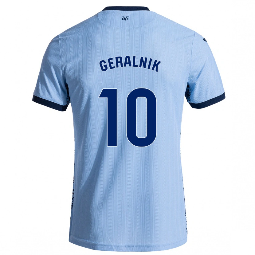 Danxen Damen Tiago Geralnik #10 Himmelblau Auswärtstrikot Trikot 2024/25 T-Shirt Schweiz