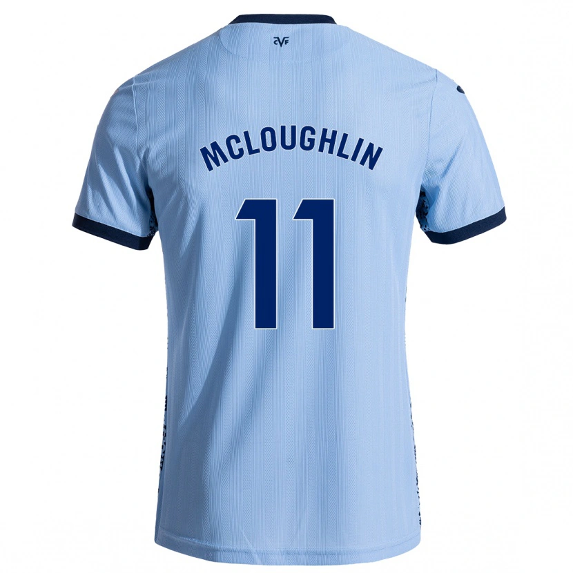 Danxen Damen Caden Mcloughlin #11 Himmelblau Auswärtstrikot Trikot 2024/25 T-Shirt Schweiz