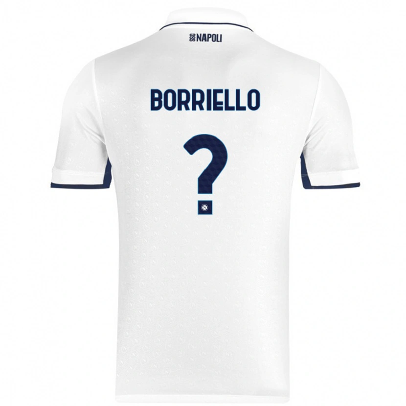 Danxen Damen Salvatore Borriello #0 Weiß Königsblau Auswärtstrikot Trikot 2024/25 T-Shirt Schweiz