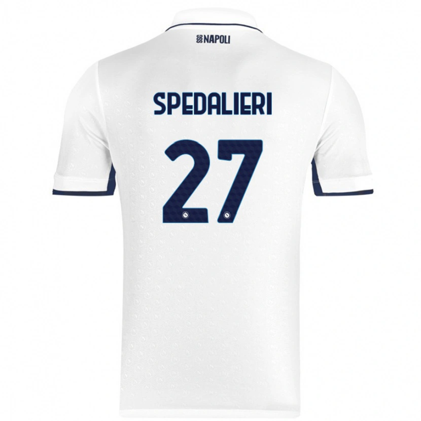 Danxen Damen Johnatan Andrea Spedalieri #27 Weiß Königsblau Auswärtstrikot Trikot 2024/25 T-Shirt Schweiz