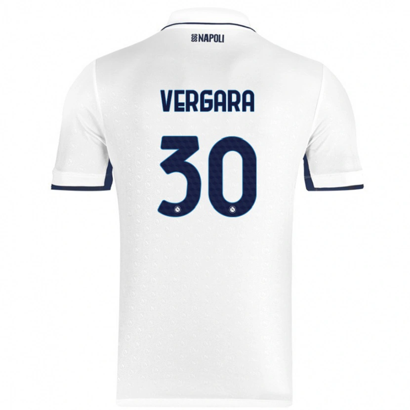 Danxen Damen Antonio Vergara #30 Weiß Königsblau Auswärtstrikot Trikot 2024/25 T-Shirt Schweiz