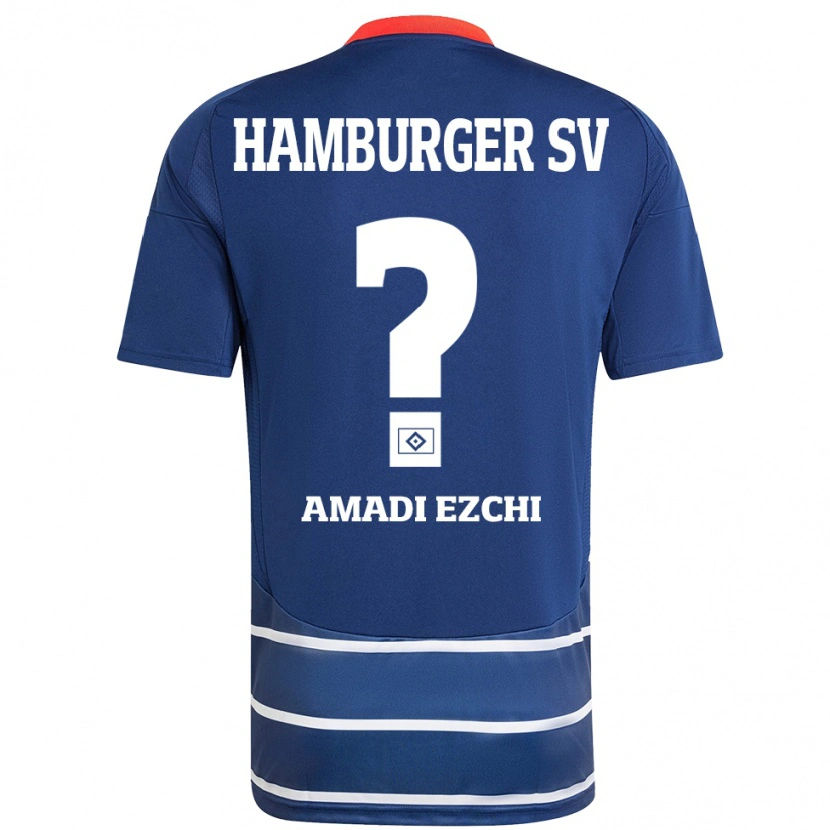 Danxen Damen Emmanuel Amadi Ezchi #0 Dunkelblau Auswärtstrikot Trikot 2024/25 T-Shirt Schweiz