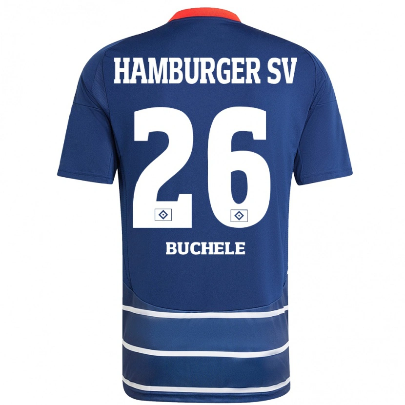 Danxen Damen Mia Büchele #26 Dunkelblau Auswärtstrikot Trikot 2024/25 T-Shirt Schweiz