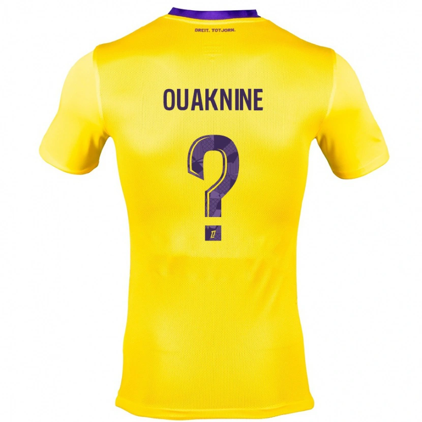 Danxen Damen Jules Ouaknine #0 Gelb Lila Auswärtstrikot Trikot 2024/25 T-Shirt Schweiz