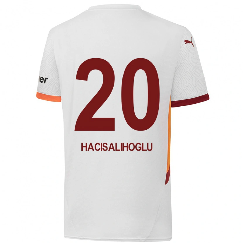 Danxen Damen Arda Hacısalihoğlu #20 Weiß Gelb Rot Auswärtstrikot Trikot 2024/25 T-Shirt Schweiz