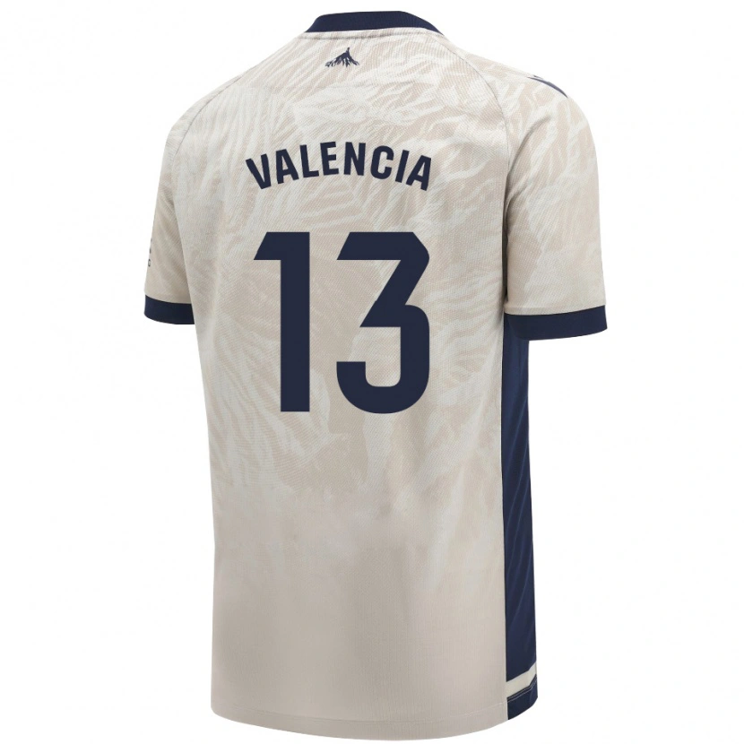 Danxen Damen Pablo Valencia #13 Hellgrau Auswärtstrikot Trikot 2024/25 T-Shirt Schweiz