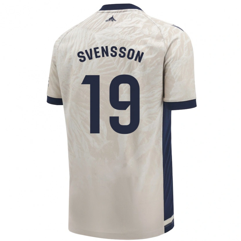 Danxen Damen Max Svensson #19 Hellgrau Auswärtstrikot Trikot 2024/25 T-Shirt Schweiz