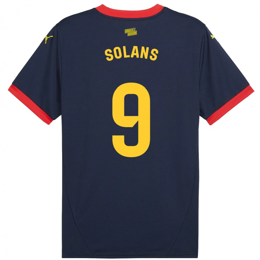 Danxen Damen Sergi Solans #9 Marinerot Auswärtstrikot Trikot 2024/25 T-Shirt Schweiz