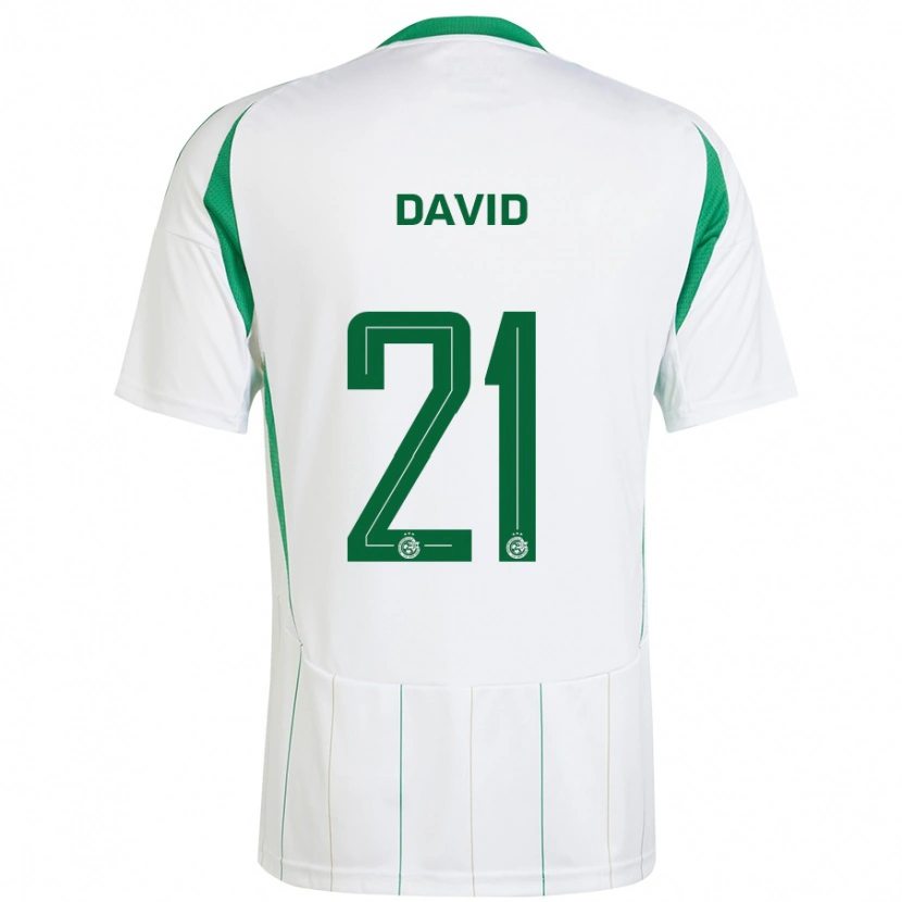 Danxen Damen Dean David #21 Weiß Grün Auswärtstrikot Trikot 2024/25 T-Shirt Schweiz