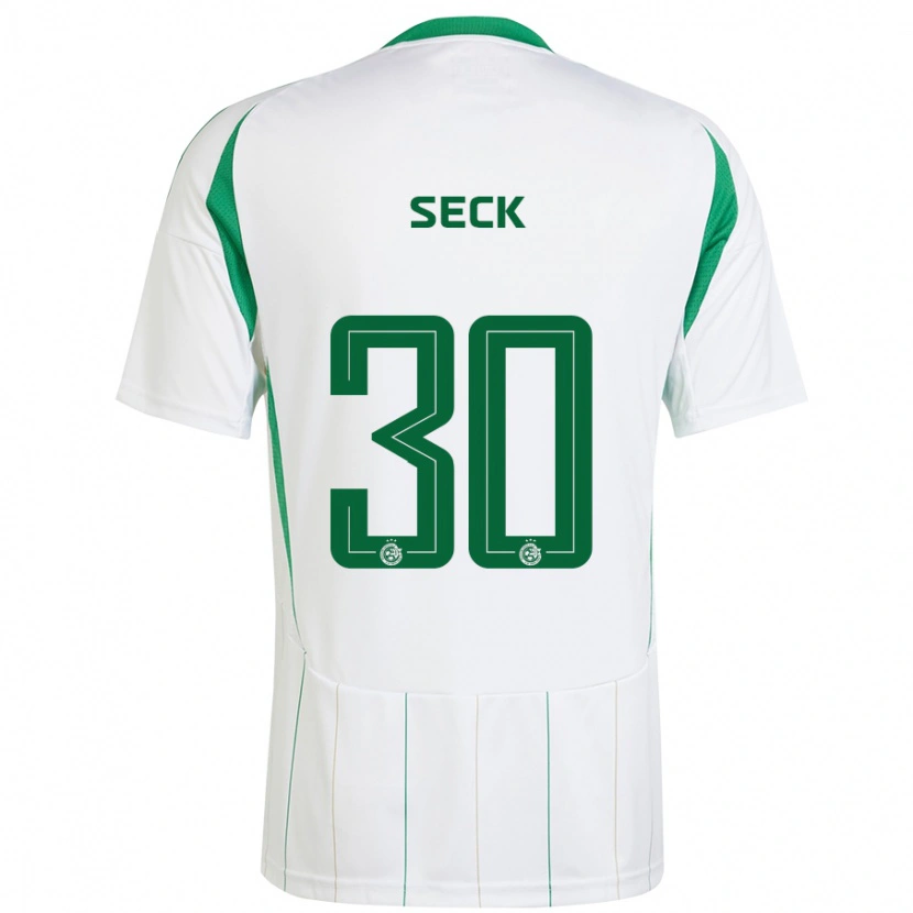 Danxen Damen Abdoulaye Seck #30 Weiß Grün Auswärtstrikot Trikot 2024/25 T-Shirt Schweiz