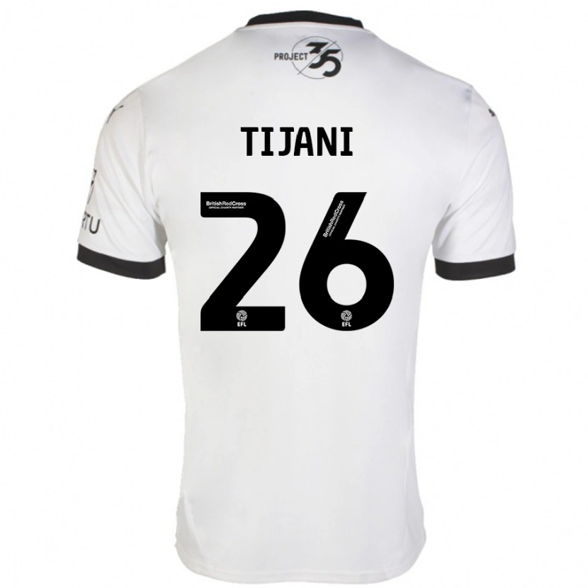 Danxen Damen Muhamed Tijani #26 Weiß Schwarz Auswärtstrikot Trikot 2024/25 T-Shirt Schweiz