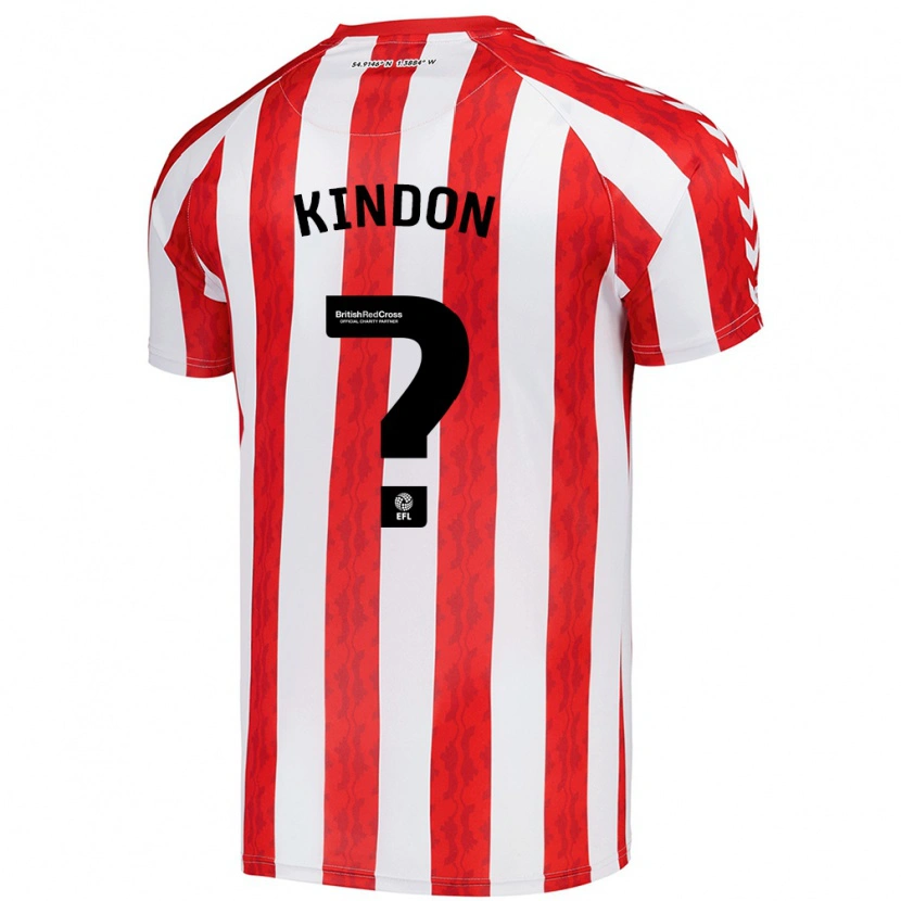 Danxen Kinder Ben Kindon #0 Rot Weiß Heimtrikot Trikot 2024/25 T-Shirt Schweiz