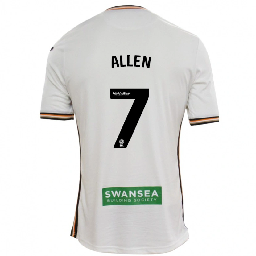 Danxen Kinder Joe Allen #7 Rot Weiß Heimtrikot Trikot 2024/25 T-Shirt Schweiz