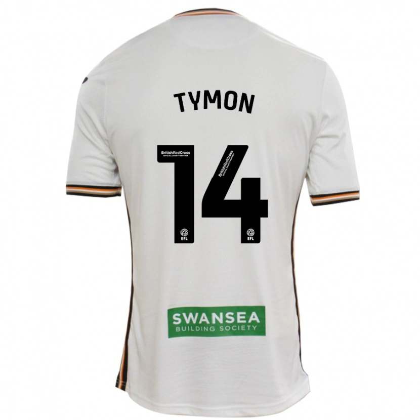 Danxen Kinder Josh Tymon #14 Rot Weiß Heimtrikot Trikot 2024/25 T-Shirt Schweiz