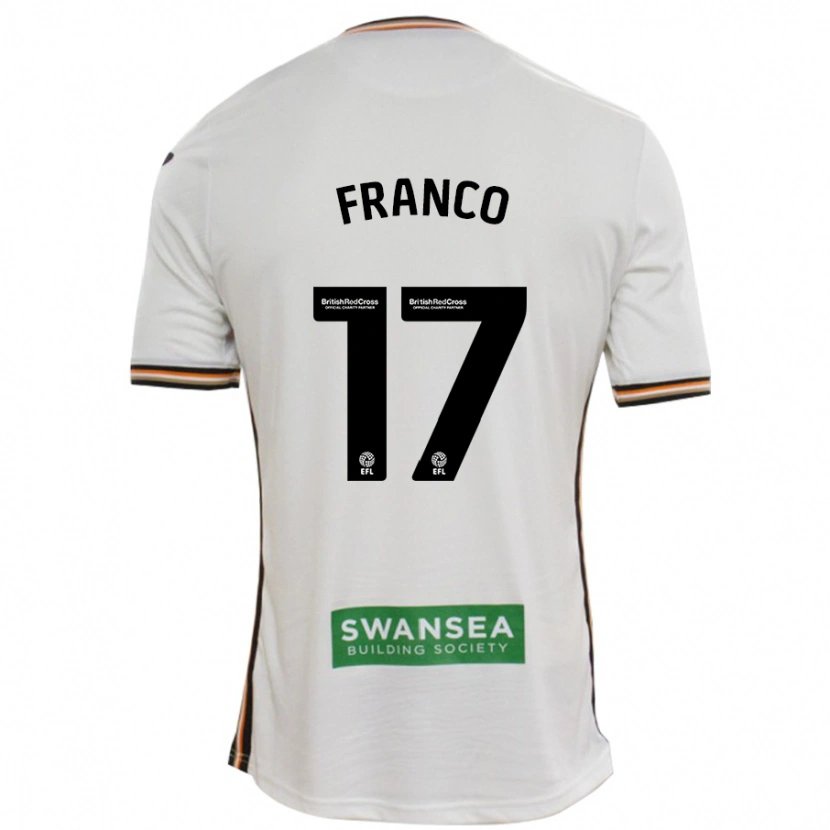 Danxen Kinder Gonçalo Franco #17 Rot Weiß Heimtrikot Trikot 2024/25 T-Shirt Schweiz